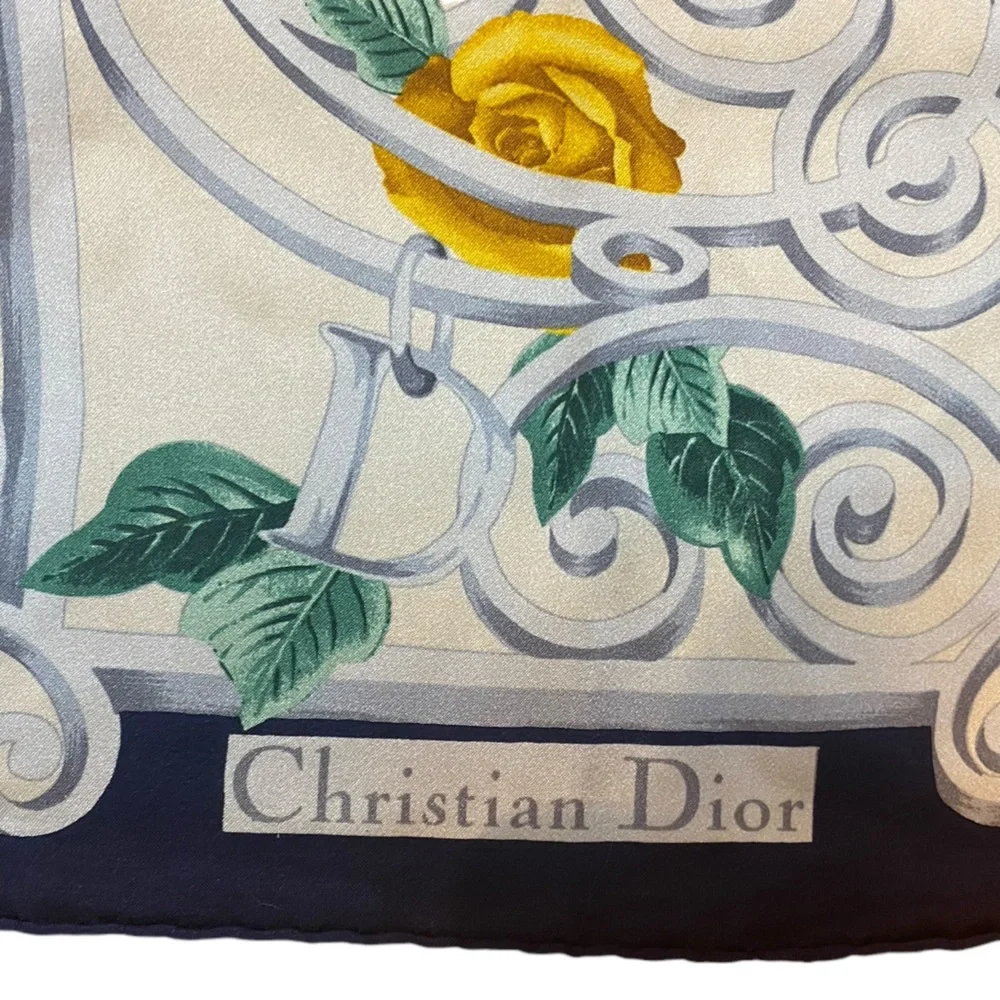 Authentic Christian Dior Silk Scarf